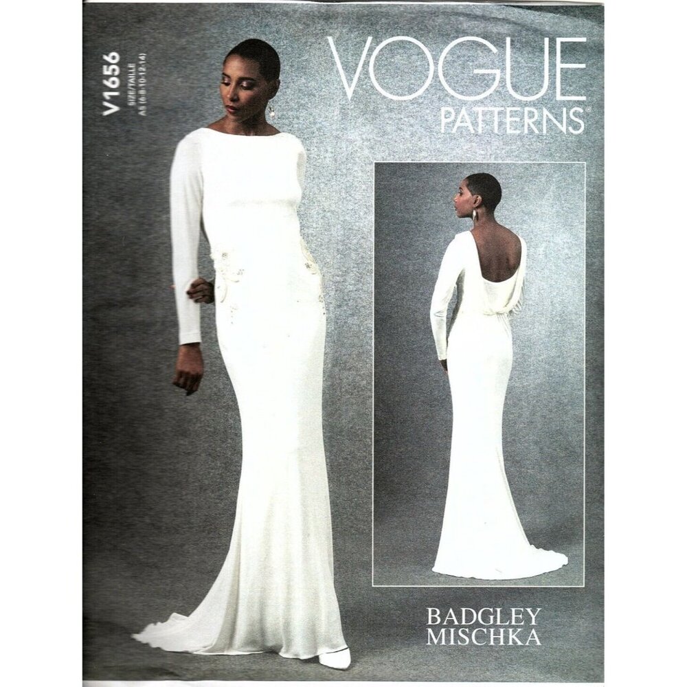 Vogue V1656 Misses 6 to 14 Special Occasion Dress Size Uncut Sewing Pattern